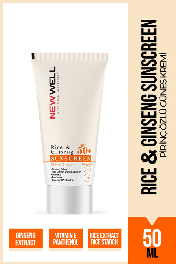 Rice & Ginseng Sunscreen Spf50+ Pirinç Özlü Güneş Kremi 50 ML