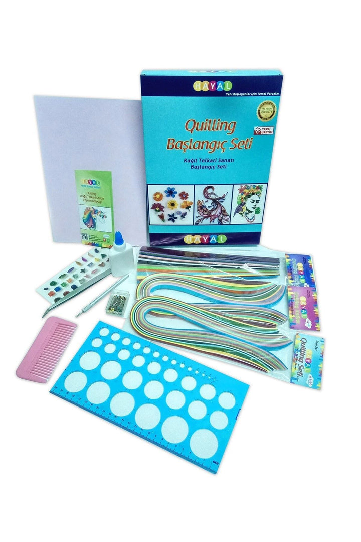 Seti Quilling Başlangıç Seti - Kağıt Telkari Sanatı Seti No:1 - Indirimsepeti