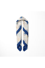 Nazar Gözlü Saten Bandana 50x50 cm – Güneş, Ay ve Yıldız Desenli Şık Tasarım