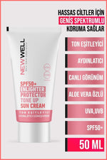 Ton Eşitleyici yüksek Koruma Etkili Spf50+ Aydınlatıcı Pembe Yüz Güneş Kremi 50 Ml - Indirimsepeti