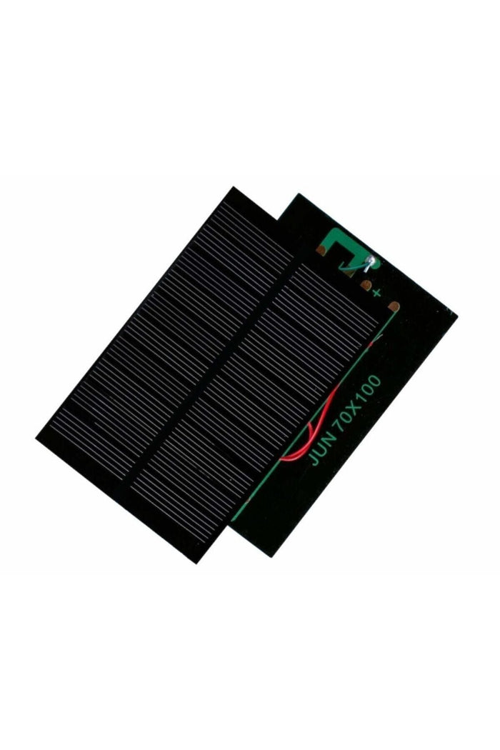 Küçük Mini Güneş Paneli 7cmx10cm 6 Volt 0,15 Amper #43- Uç Kablo - Indirimsepeti