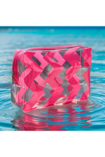 Kadın Şeffaf Seyahat Makyaj Çantası Şeffaf Su Geçirmez Makyaj Çantası-22x17x6 Cm - Indirimsepeti