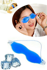 Jel Buz Göz Maskesi Göz Altı Torbası Şişlik Giderici Uyku Bandı Soğuk Kompres Maske - indirimsepeti