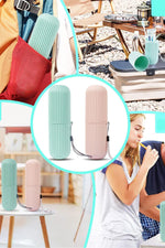 Çok Amaçlı Seyahat Tipi Diş Fırçası Kabı Makyaj Malzemesi Saklama Kutusu 2 Adet - Indirimsepeti