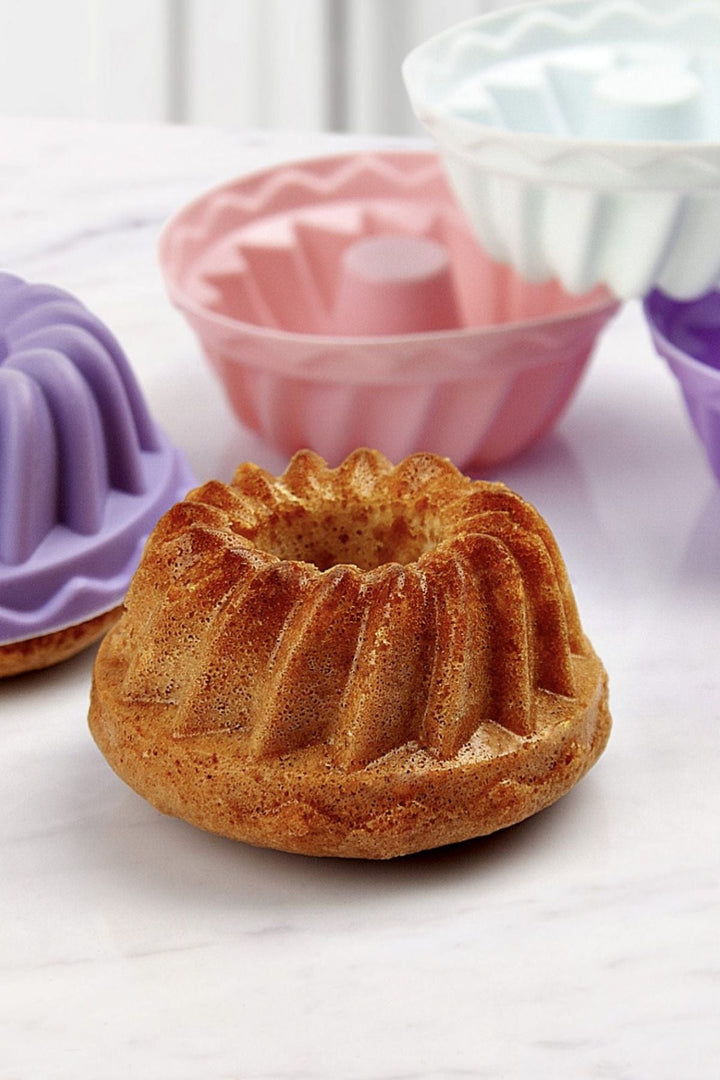 6 Lı Yıkanabilir Mini Kek Muffin Pişirme Kalıbı, Silikon Muffin, Cupcake Kalıbı Renkli - indirimsepeti.com