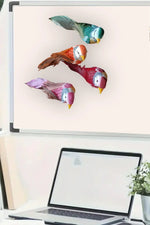 Magnet - Buzdolabı Magneti - Buzdolabı Süsü - Kuşlar Renkli Magnet -Hediye Ofis İş Yeri - Indirimsepeti