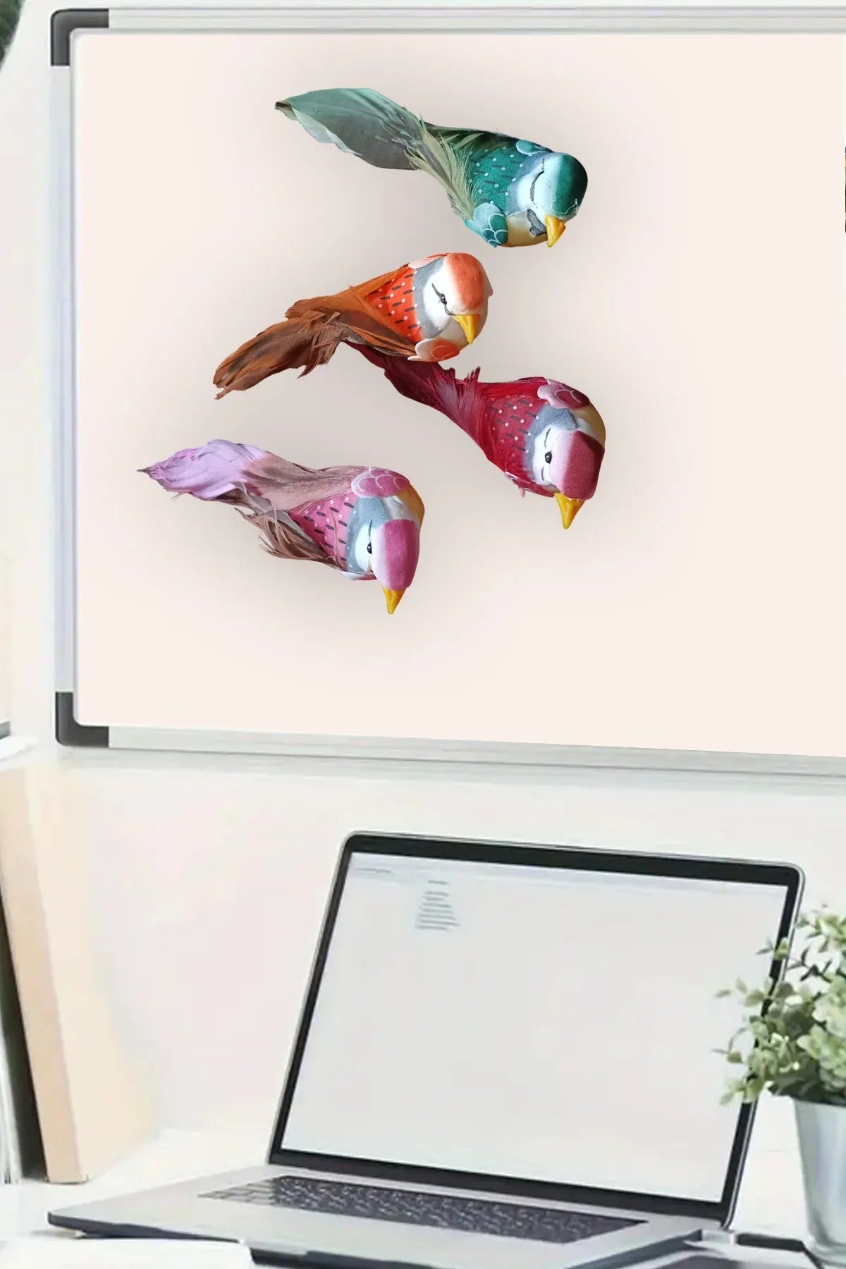 Magnet - Buzdolabı Magneti - Buzdolabı Süsü - Kuşlar Renkli Magnet -Hediye Ofis İş Yeri - Indirimsepeti