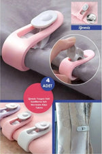 4 Adet Iğnesiz Yorgan Çarşaf ve Perde Tutucu Sabitleyici Kaydırmaz Nevresim Örtü Düzenleyici Klips - Indirimsepeti