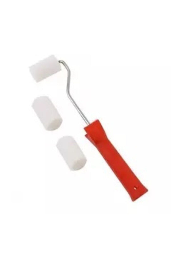 Kırmızı Saplı Sünger Rulo Fırça 5 Cm - Indirimsepeti