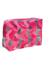 Kadın Şeffaf Seyahat Makyaj Çantası Şeffaf Su Geçirmez Makyaj Çantası-22x17x6 Cm - Indirimsepeti