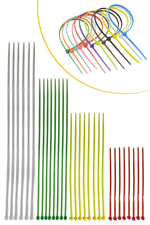 30 Parça Plastik Kablo Kelepçe Seti Kablo Düzenleyici Bağlama Bantları - Indirimsepeti