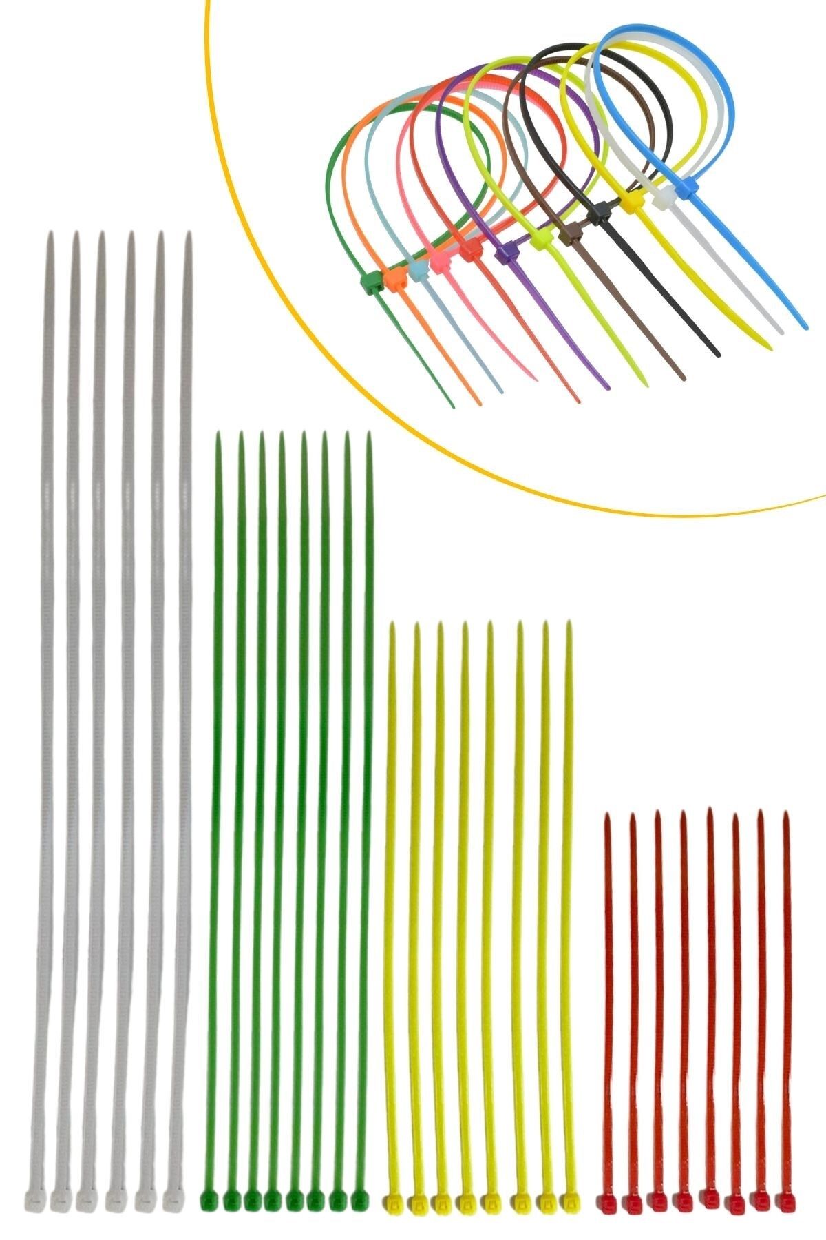 30 Parça Plastik Kablo Kelepçe Seti Kablo Düzenleyici Bağlama Bantları - Indirimsepeti