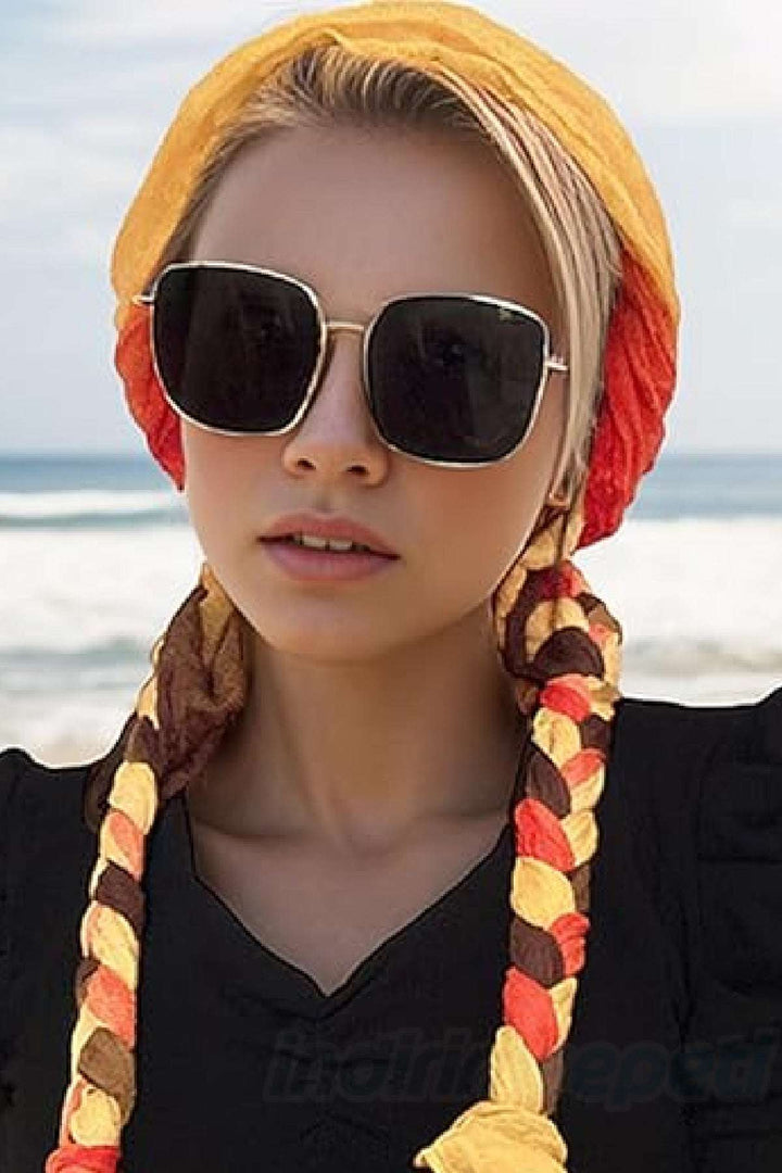 Fular Trend Viskon Degrade Şal Eşarp, Buruşuk Şal Atkı Fular Açık Renk 1 Adet - Indirimsepeti