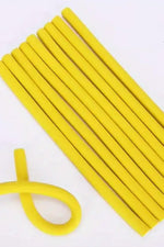 10'lu Saç Bukle Bigudi Sünger Rulo Orta ve Kısa Saçlar için Uykuda DIY Saç Şekillendirme Saç Bukle Aparatı Bigudi Saç Klips - Indirimsepeti