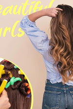 10'lu Saç Bukle Bigudi Sünger Rulo Orta ve Kısa Saçlar için Uykuda DIY Saç Şekillendirme Saç Bukle Aparatı Bigudi Saç Klips - Indirimsepeti