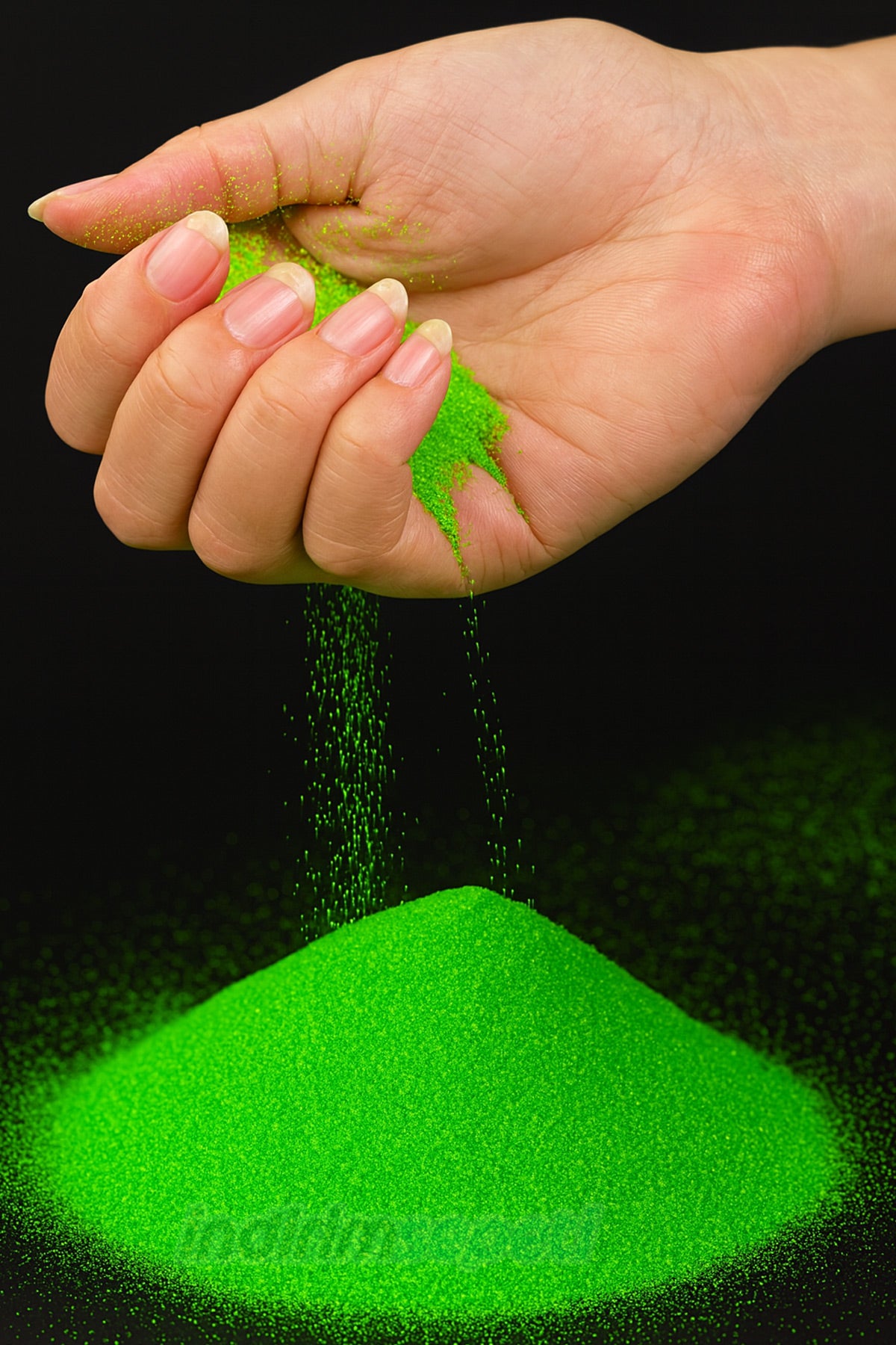 Yeşil Renk Kum Boyama Malzemesi 500 Gr| Montessori, Sensory Play, Kum Resim Sanatı İçin