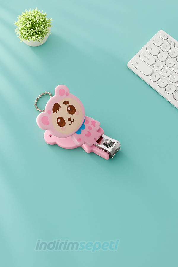 Renkli ve Şirin Çocuk Tırnak Makası – Karakter Seçenekli, Güvenli Kesim