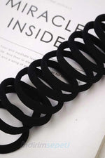 10 Adet Siyah Lastik Toka Seti