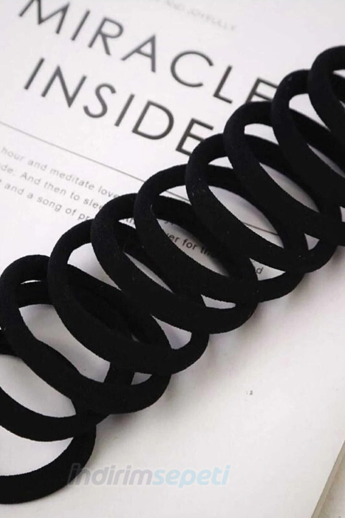 10 Adet Siyah Lastik Toka Seti