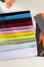 Kadın Beyaz Saç ve Spor Bandı Esnek Pamuklu Saç Aksesuar Saç Bandı 3 Adet - Indirimsepeti