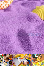 Renkli Kum Boyama Kumu 1000 Gram Mor - Indirimsepeti