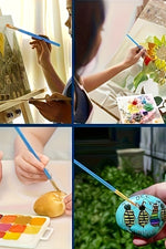 10’lu Sivri Uçlu Boya Fırçası Seti – Etkinlik, Hobi, Kutlama ve Sanatsal Çalışmalar İçin Uygun - Indirimsepeti