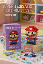 140 Parça Mario Blok Oyuncak Seti – 3D Yapboz Puzzle Yapı Oyuncakları Mini Yapı Oyunu, Eğitici ve Eğlenceli Blok Figür - indirimsepeti