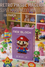 140 Parça Mario Blok Oyuncak Seti – 3D Yapboz Puzzle Yapı Oyuncakları Mini Yapı Oyunu, Eğitici ve Eğlenceli Blok Figür - indirimsepeti