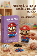 140 Parça Mario Blok Oyuncak Seti – 3D Yapboz Puzzle Yapı Oyuncakları Mini Yapı Oyunu, Eğitici ve Eğlenceli Blok Figür - indirimsepeti