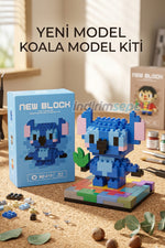 Sevimli Stitch Karakter Figürü 3d Mini Blok Oyuncak Seti 140 Parça - indirimsepeti