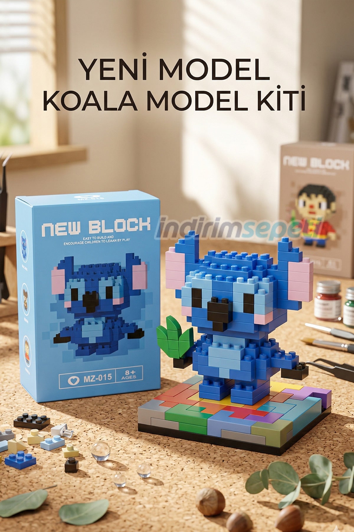 Sevimli Stitch Karakter Figürü 3d Mini Blok Oyuncak Seti 140 Parça - indirimsepeti