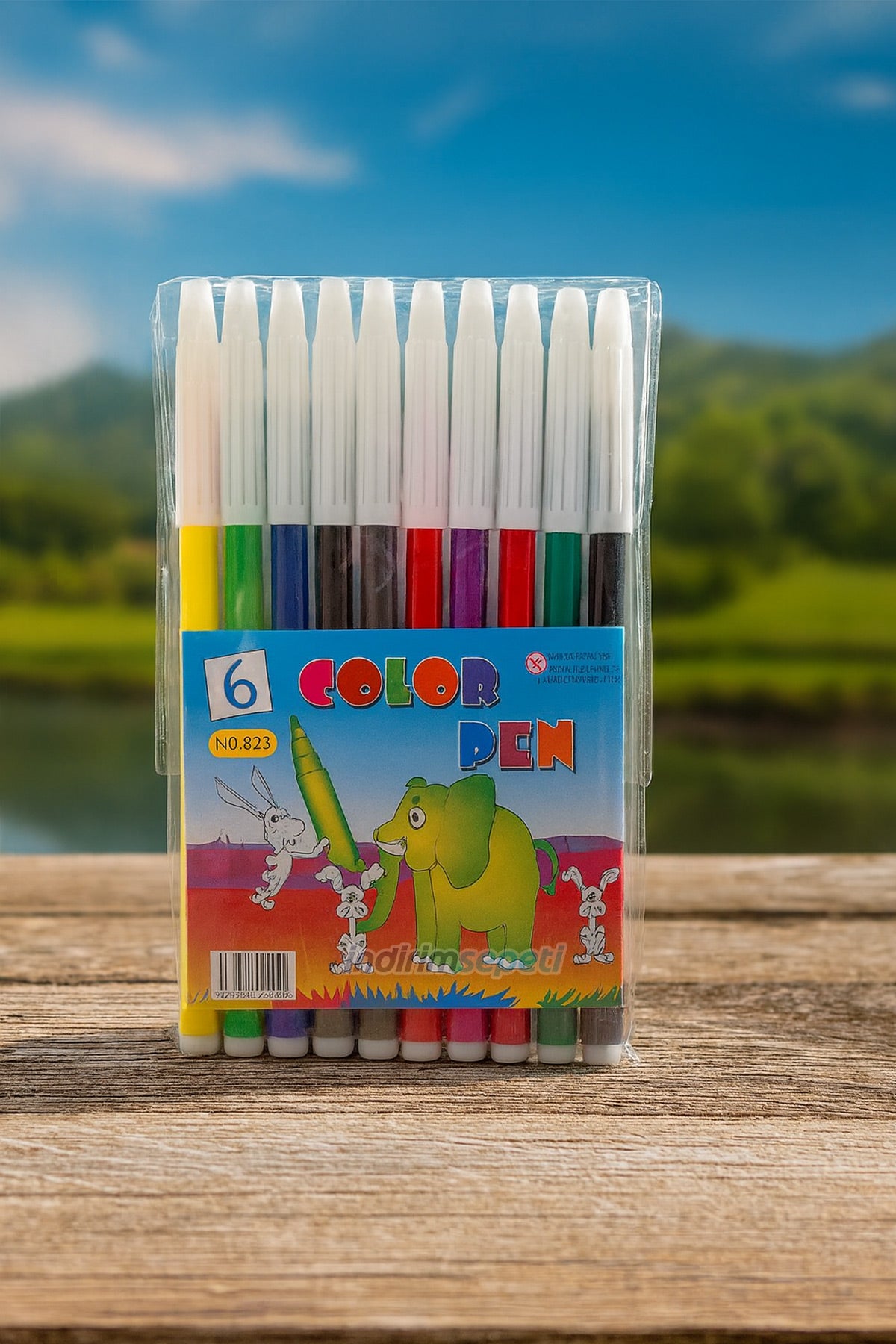 Renkli Keçeli Kalem Seti – 12’li Paket Seçenekleri | Canlı Yıkanabilir Mürekkep