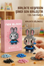 Judy Rabbit Karakter Figürü Mini Lego Seti 135 - 140 Parça – Eğitici Yapboz Oyuncak Model Blok - indirimsepeti