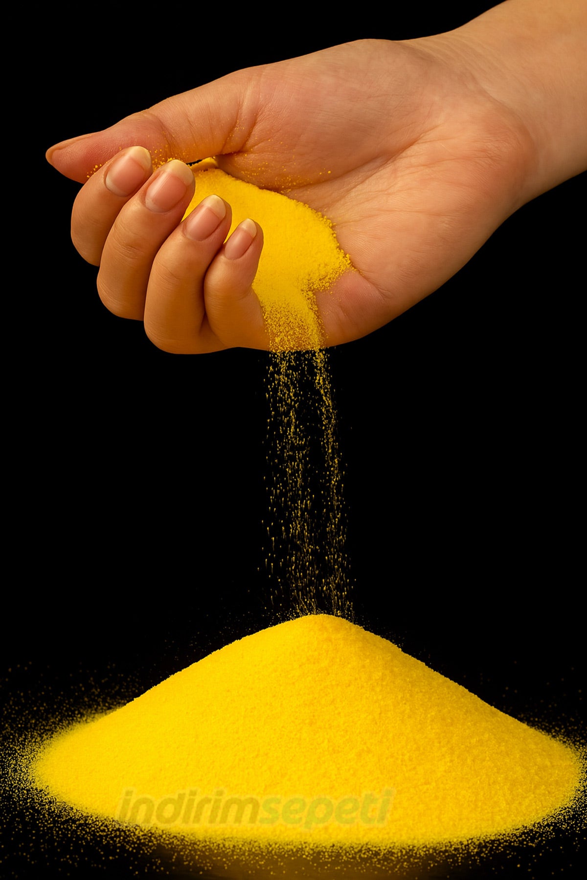 Güneş Sarı Dekoratif Masa ve Vazo Dolgusu Kumu Kum Boyama Kumu 500 Gr | Kuvars Hobi Kumu, Ev & Parti Süslemeleri