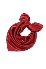 Fular Bandana Saten Kumaş Anma Etkinlik Kutlama Özel Dikim Bordo - Indirimsepeti