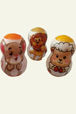 Hureggo Concept Sevimli Hacıyatmaz Resimli Mini Oyuncak hayvanlar alemi Dekoratif Masaüstü Stres Eğlence Hediye - Indirimsepeti