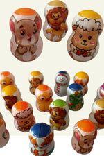 Hureggo Concept Sevimli Hacıyatmaz Resimli Mini Oyuncak hayvanlar alemi Dekoratif Masaüstü Stres Eğlence Hediye - Indirimsepeti