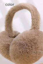 Trend Peluş Kulaklık Katlanır Model Soğuk Koruyucu Peluş Kalın Kışlık Soft Kulaklık Kahve - Indirimsepeti