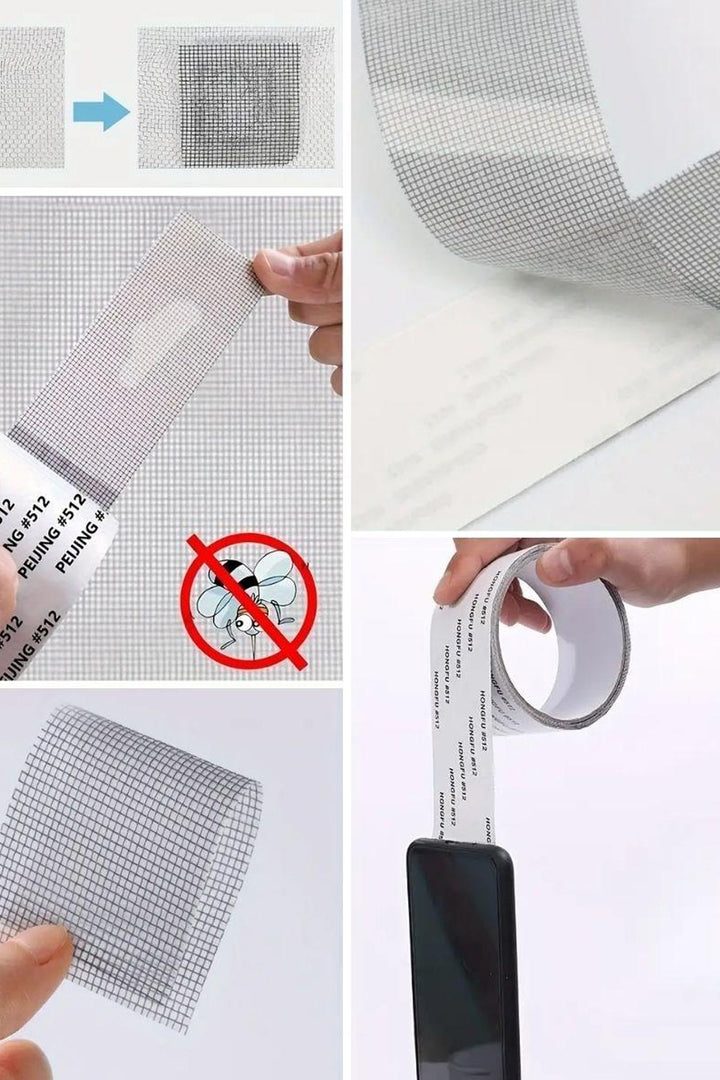 Güçlü Yapışkanlı Pencere Tamir Bandı, Böcek Önleyici Yama Bandı 2 mt x 5 cm - Indirimsepeti