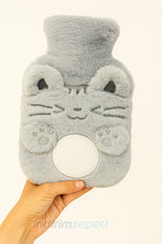 Sıcak Su Torbası Faklı Figürlü Yumuşak Peluş Eldivenli 500 ml Kış Sıcaklığı 1 Adet