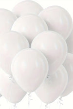 100 adet Beyaz Balon Raund Yuvarlak Balon Parti Toplantı Etkinlik Kutlama - Indirimsepeti