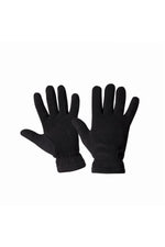 Erkek Siyah Kışlık Polar Eldiven - Polar Bere - Polar Boyunluk - Kulaklık - Atkı 5li Set - Indirimsepeti