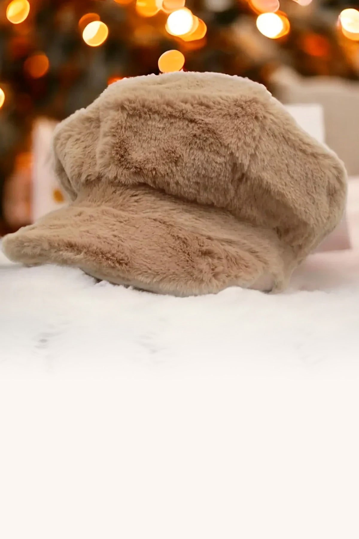 Kürk Pelüş Kep Şapka Kaptan Kasket