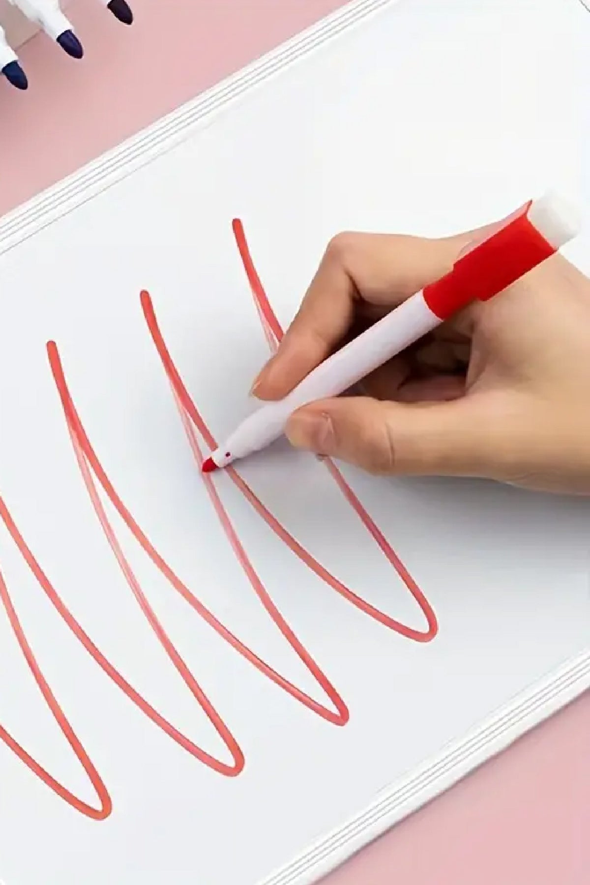Mini Silgili Beyaz Tahta Kalemi Okul Sınıf Tahta Kalem işaretleyici Dahili Silgi Karışık Renk 1 Adet - indirimsepeti
