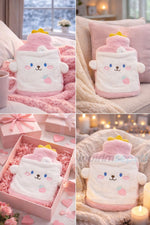 Peluş Sıcak Su Torbası 2000 ml – Farklı Sevimli Modeller, Yumuşak Kılıf, Uzun Süre Isı Koruma