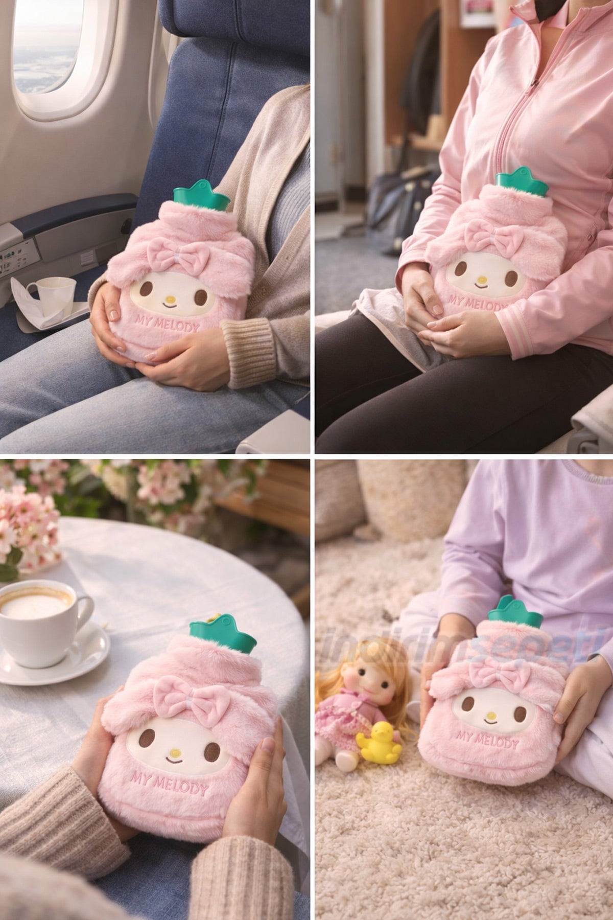 Peluş Sıcak Su Torbası 2000 ml – Farklı Sevimli Modeller, Yumuşak Kılıf, Uzun Süre Isı Koruma