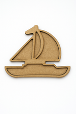 3D Yelkenli Figürü Ahşap Boyama Mozaik Etkinlik Çocuk Aktivite