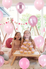 100 Adet Metalik Krom Pembe Balon Kız Kadın Doğum Günü Süsleme Düğün Bebek Partisi - Indirimsepeti