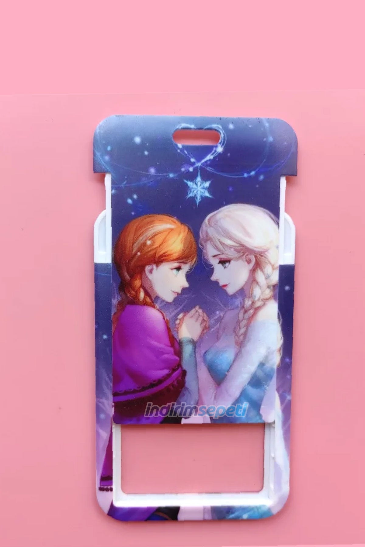 Prenses Else Frozen Yaka Askı Ipi Boyun Askı Ipi Telefon Askı Aparatı kimlik kartı 11x7cm 1 Adet - indirimsepeti