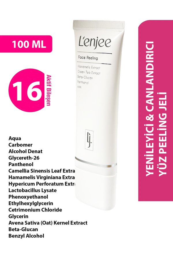 Fermente Laktik Asit İçerikli Cilt Yenileyici Yüz Peelingi Face Peeling Gel 100 ml